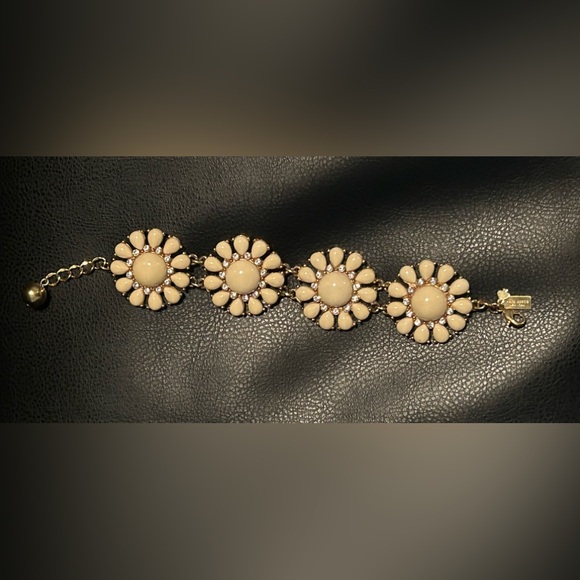 KATE SPADE GLOSSY GARDEN BRACELET WITH RHINESTONES - Picture 3 of 10